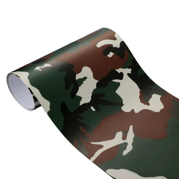 

Decor Car Sticker Waterproof 30x100cm Camouflage Style PVC Car High Quality