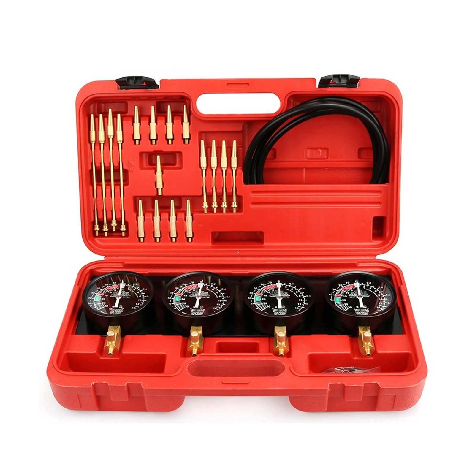 Carburetor オートバイ炭水化物キャブレター4カルブシンクロナイザー真空バランサーゲージツール Motorcycle Carb