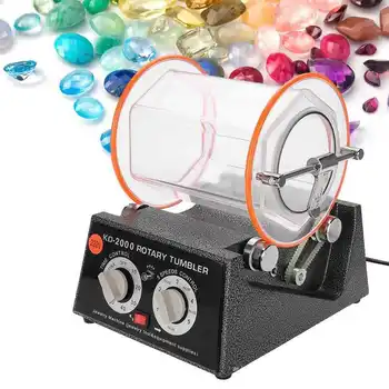 

5kg Rotary Tumbler Jewelry Polisher Beads Cleaner Polishing Drum Finisher Polishing Finishing for Jeweler KD-2000 EU Plug 220V