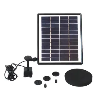 

12V 5W 500L/H Solar Garden Fountain Solar Garden Fountains Waterfalls Bird Bath Fountain Water Pump Floating Fountain Pump