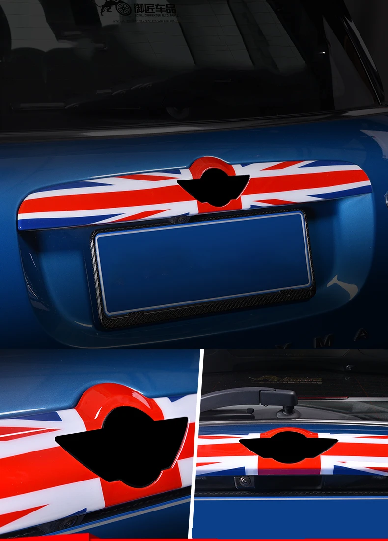 Для MINI Cooper Countryman F60 задняя дверная ручка грузовика наклейка Юнион Джек Стайлинг украшение