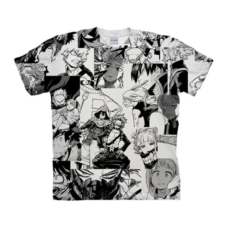 New Casual Anime 3D T-Shirt Men Open Mouth Ahegao Summer T Shirt Male Short Sleeve Tee Tops Man Streetwear Drop Ship