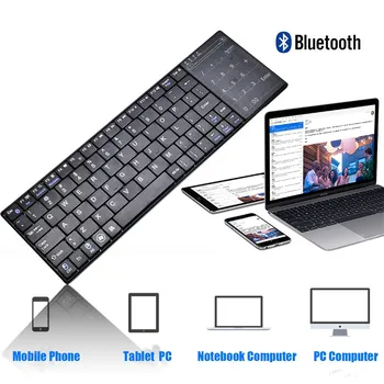 

Wireless Slim Bluetooth Keyboard With Touchpad For IOS Windows Android wireless gaming Bluetooth keyboard for PC computer K-07