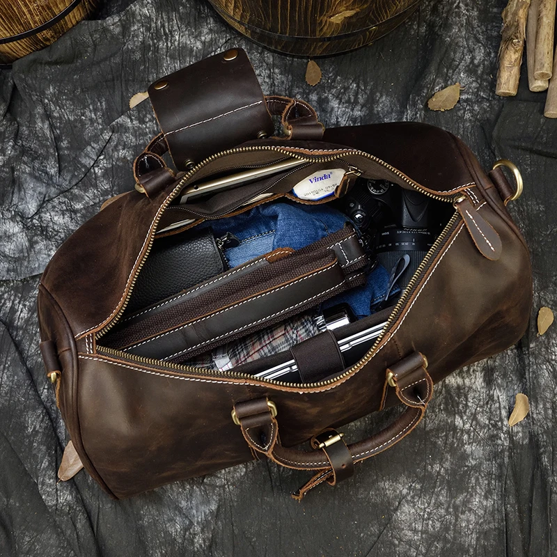 MAHEU Мода Оли кожа путешествия ручная кладь мужские сумки для путешествий деловая сумка-тоут брендовая дизайнерская сумка для мужчин