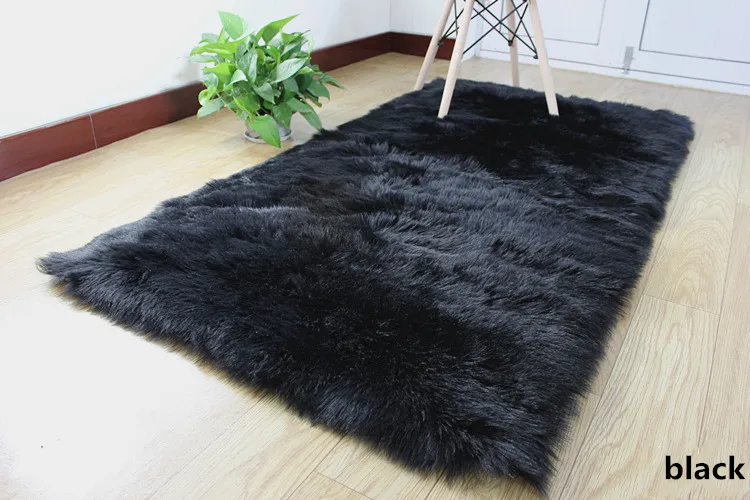 2 artificial wool large size long hair fluffy  (3)