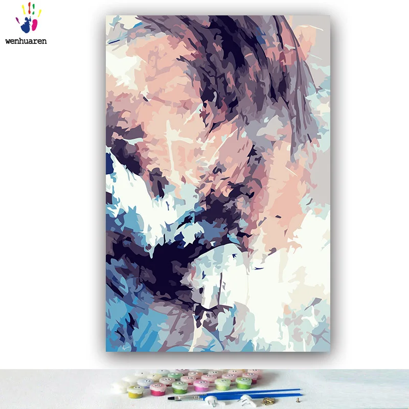 DIY colorings pictures by numbers with colors Abstract series Postmodernism picture drawing painting by numbers framed Home - Цвет: 4189