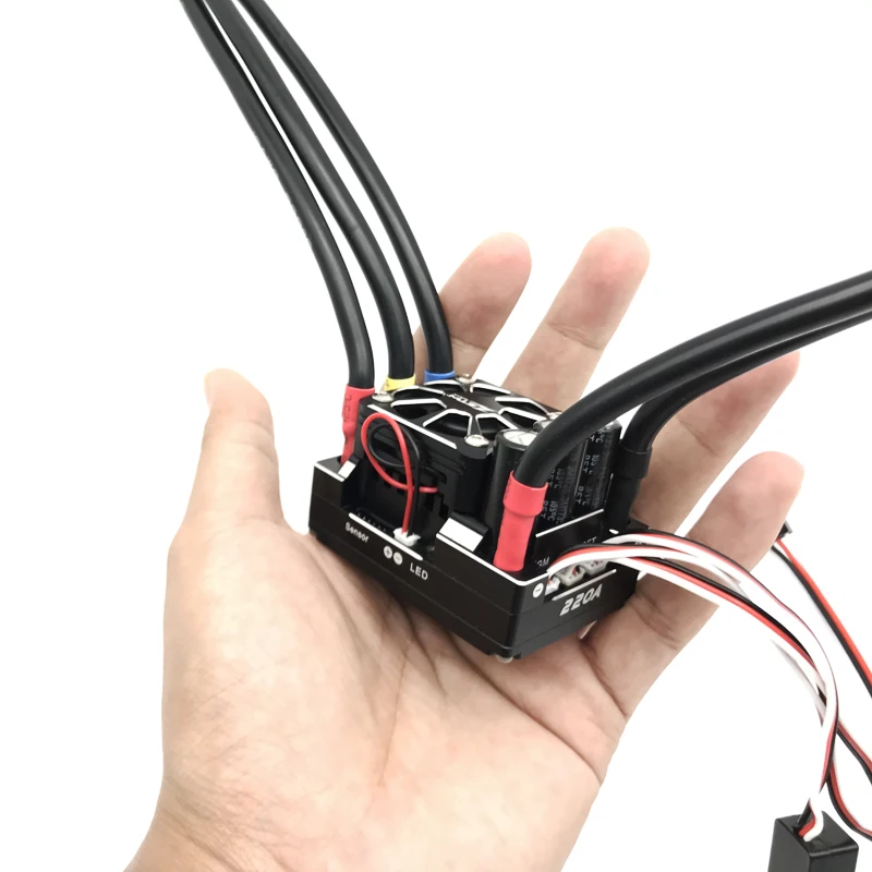 ZTW 1:8 Beast PRO SS 220A Turbo 6 в/7 4 В Регулируемый 8A BEC бесщеточный ESC водонепроницаемый