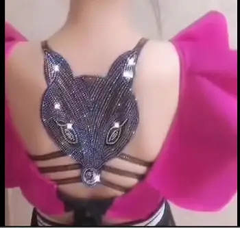 

rhinestones padded camis women's bling bling gemstones camisole femme sexy fox bra camis lady bead work fox tanks tops