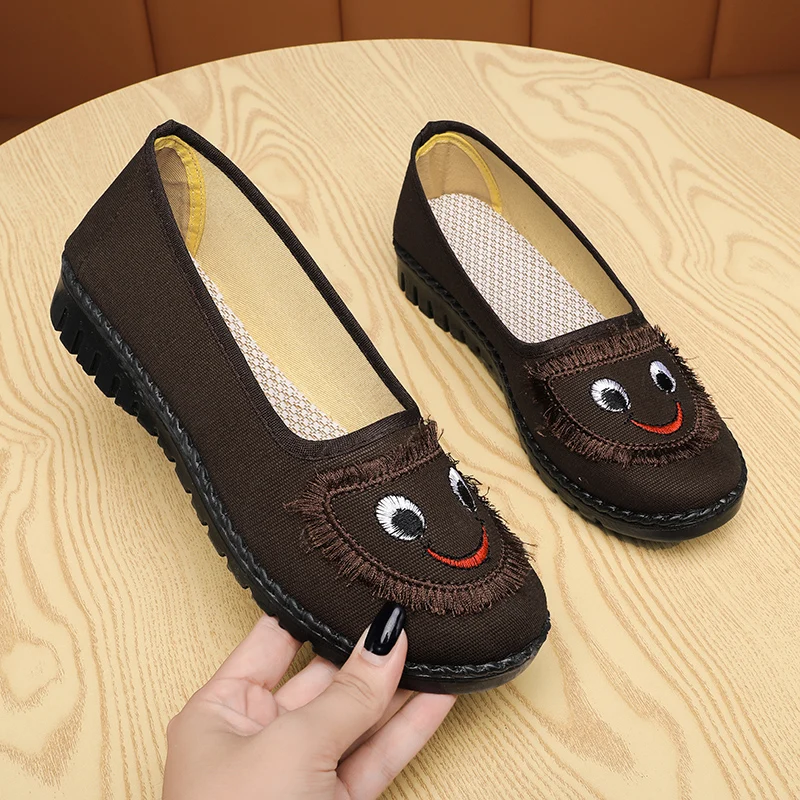 Tenis Feminino Women Sneakers 2021 Fashion Breathble Vulcanized Shoes Platform Shoes Black Slip on Casual Zapatos Mujer