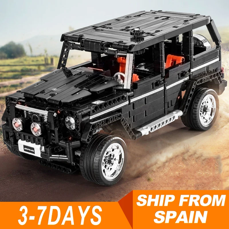 

701960 Technic 2425 G500 SUV AWD Wagon Cars Expert MOC 1343Pcs Model Building Blocks Compatible with 20086 20077 10265