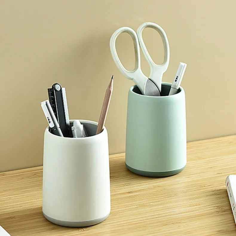 

Simple Pen Container Students Desktop Japanese Style Fashion Creative Nordic Makeup Brush Holder Storage Box Cute INS Wind Femal