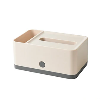 

Non-slip Simple Multifunctional Tissue Box Desktop Sundries Storage 2 Dual Use Case 22x13.3x9.6cm Wear-resistant TB Sale