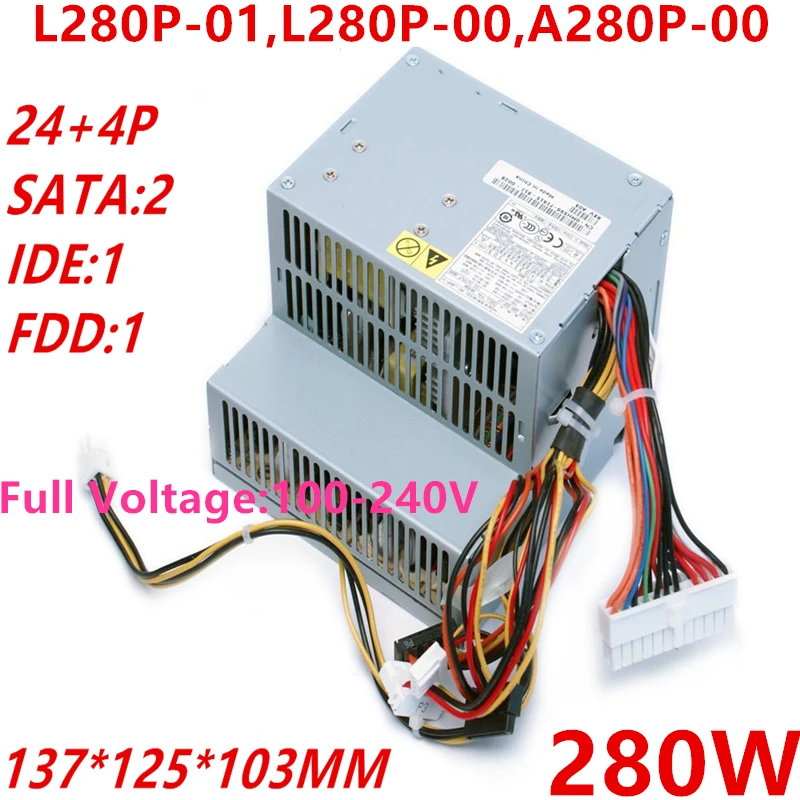 

New Original PSU For Dell D1200 3100C GX620 520 210L 320 330 740 755 280W Power Supply L280P-01 L280P-00 A280P-00 D280P-00