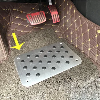

Universal Car Pedal Cover Aluminum Alloy Accelerator Brake Rest Pedal Non-Slip Car Foot Pedal Pads Covers