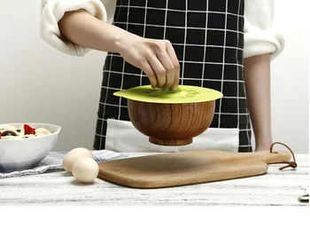 

Lid For The Pan Silicone Lid Spill Stopper Cover For Pot Kitchen Accessories Cooking Tools Flower Cookware Kitchen Gadgets