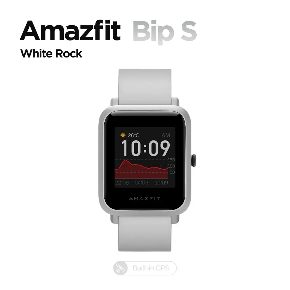 Original Amazfit Bip S Smartwatch 5ATM Waterproof Built in GPS GLONASS Bluetooth-compatible Smart Watch for Android iOS Phone