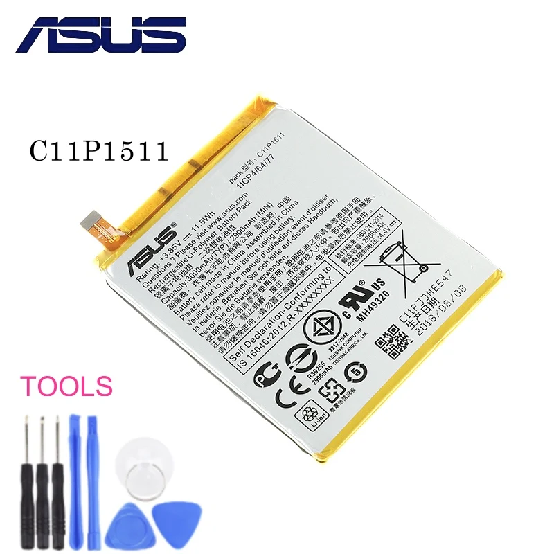 Оригинальный аккумулятор C11P1511 для ASUS Zenfone3 Ze552KLl Z012DA Z012DE 2900 мАч высокая