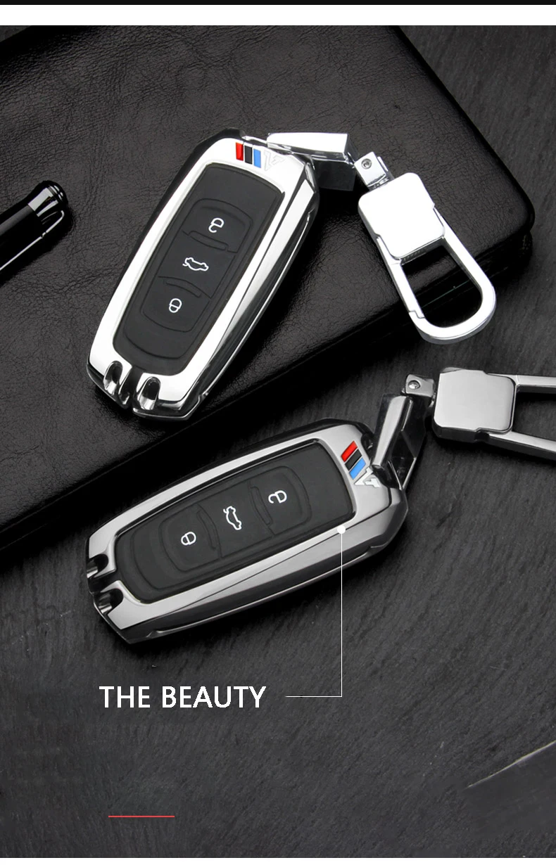 Чехол для автомобильного ключа, брелок для Geely Atlas Boyue NL3 Emgrand X7 EC7 EC718 EC715 EX7 SUV GT GC9 borui Global Hawk GX7