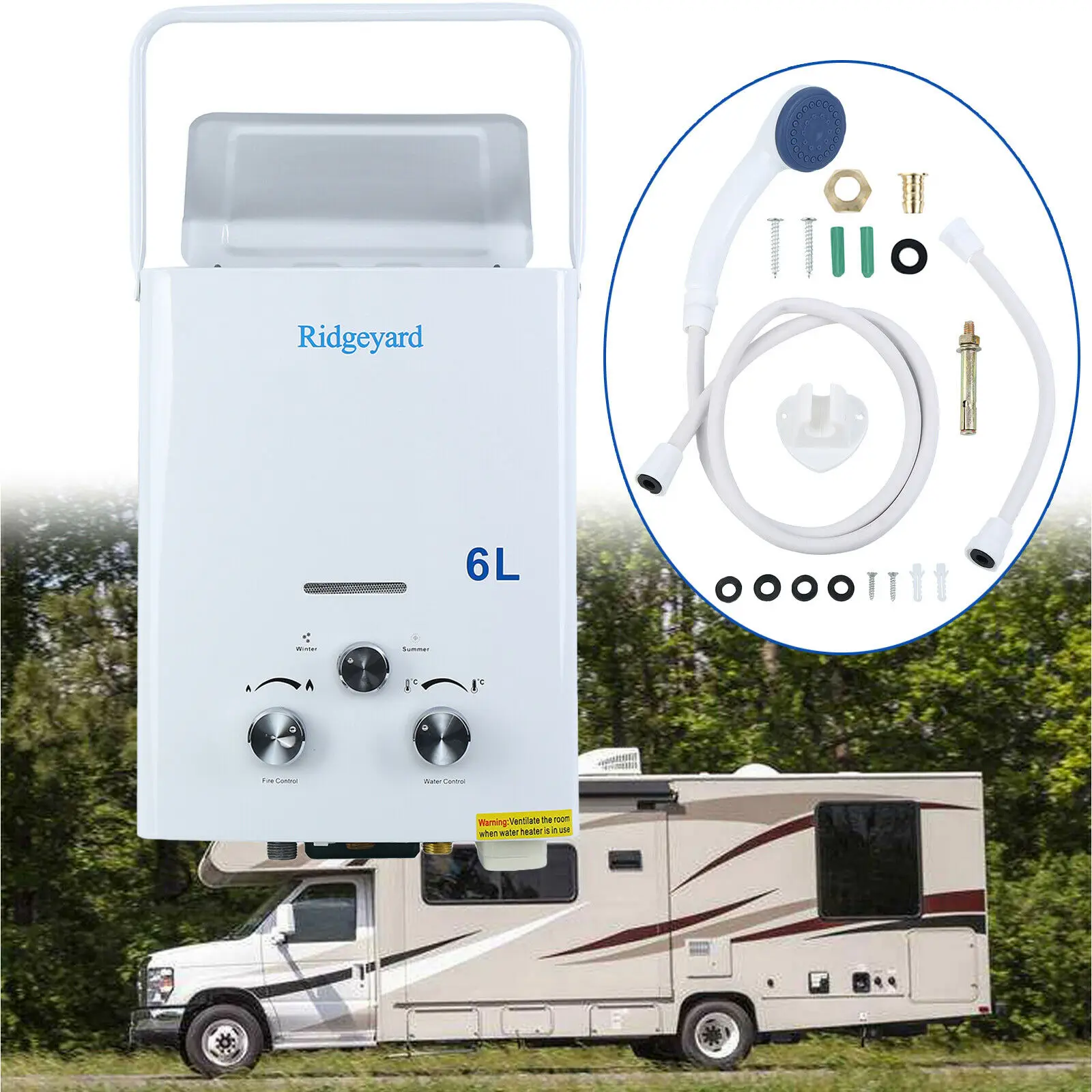 Eu Free Shipping Update 6l Lpg Propane Gas Tankless Instant Boiler Outdoor Camping Hiking Hot Water Heater With Shower Head Water Heater Propane Hot Water Heatergas Tankless Water Heaters Aliexpress