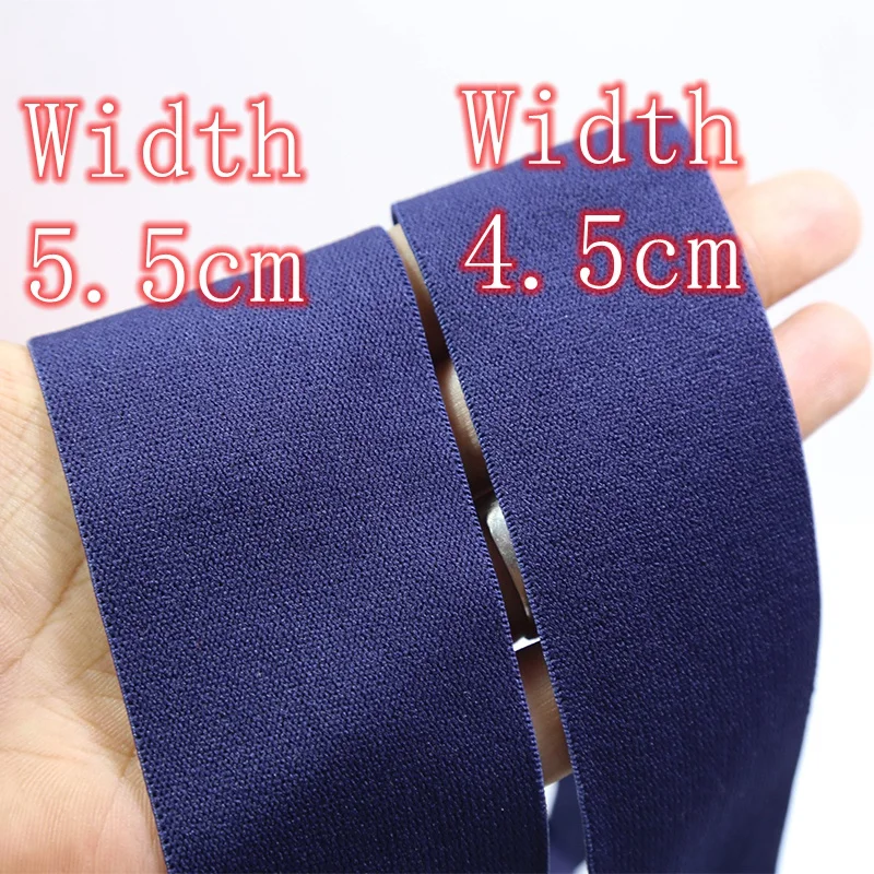 width 4.5cm Цветные эластичные ленты 57 мм эластичные ленты сумки для одежды брюки эластичные резиновые DIY Швейные аксессуары Резиновая лента - Цвет: width 4.5cm