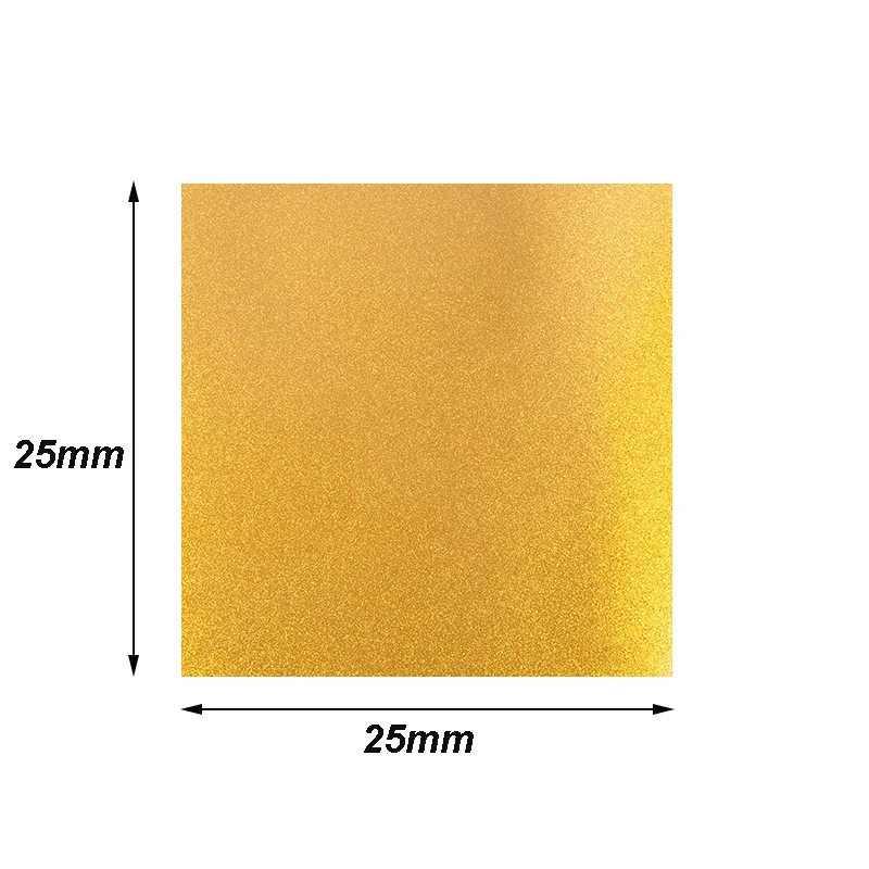 1 лист (10 &quotx 10&quot)25 см x 25 Блестящий теплообмен виниловый термопресс режущий