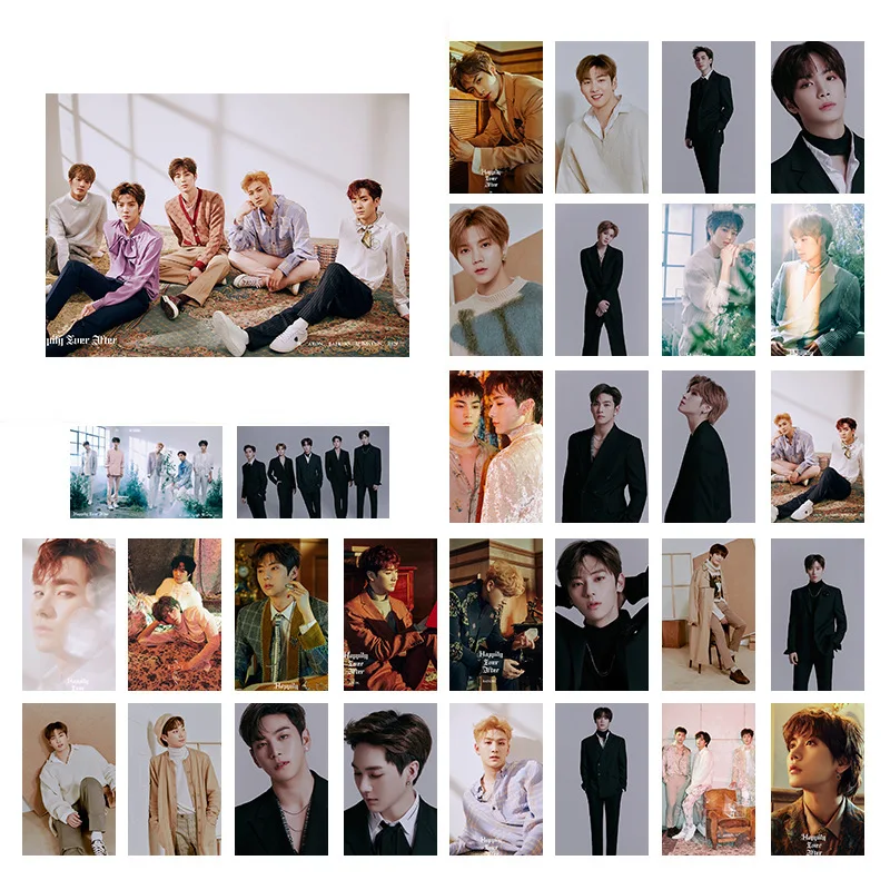 

Kpop NUEST SEVENTEEN Groups Same Portray Photo Cards LOMO Cards Postcards 30pcs/set 88x56mm