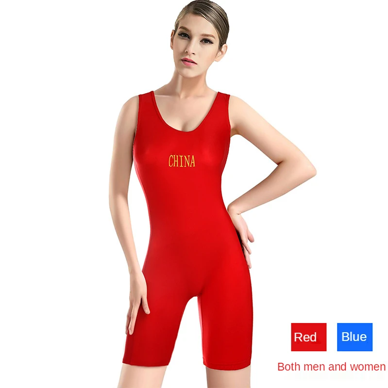 

Men's and Women's Spandex Wrestling Suits Swimsuit-style Bodysuit Boxer Briefs Competition Freestyle Wrestling Tank Top Swimsuit