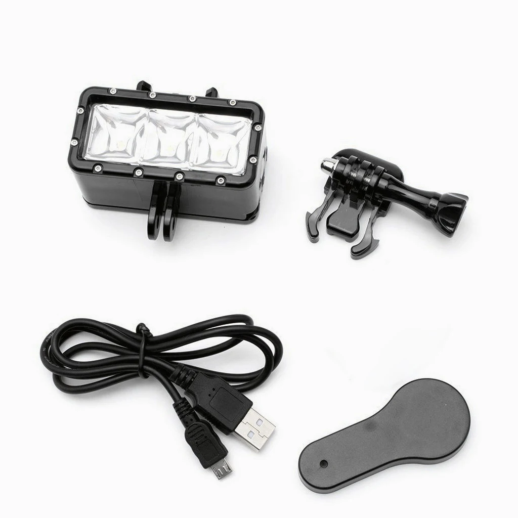 Waterproof Underwater Diving LED Video Camera Light Kit for Gopro 3+ 4 Action Camera Fill Lamp Diving Photo Video Lights