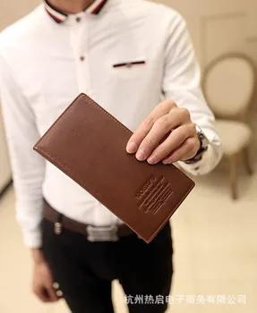 

Hot Sale Long multi card soft leather wallet For Man PU Wallet Trend men's lykj-yx