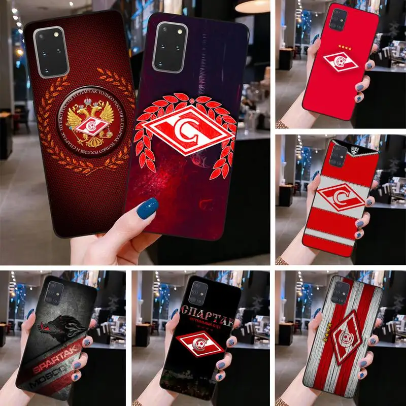 Чехол для телефона с логотипом футбольного мяча Spartak Samsung Galaxy S21 Plus Ultra S20 FE M11 S8 S9 plus
