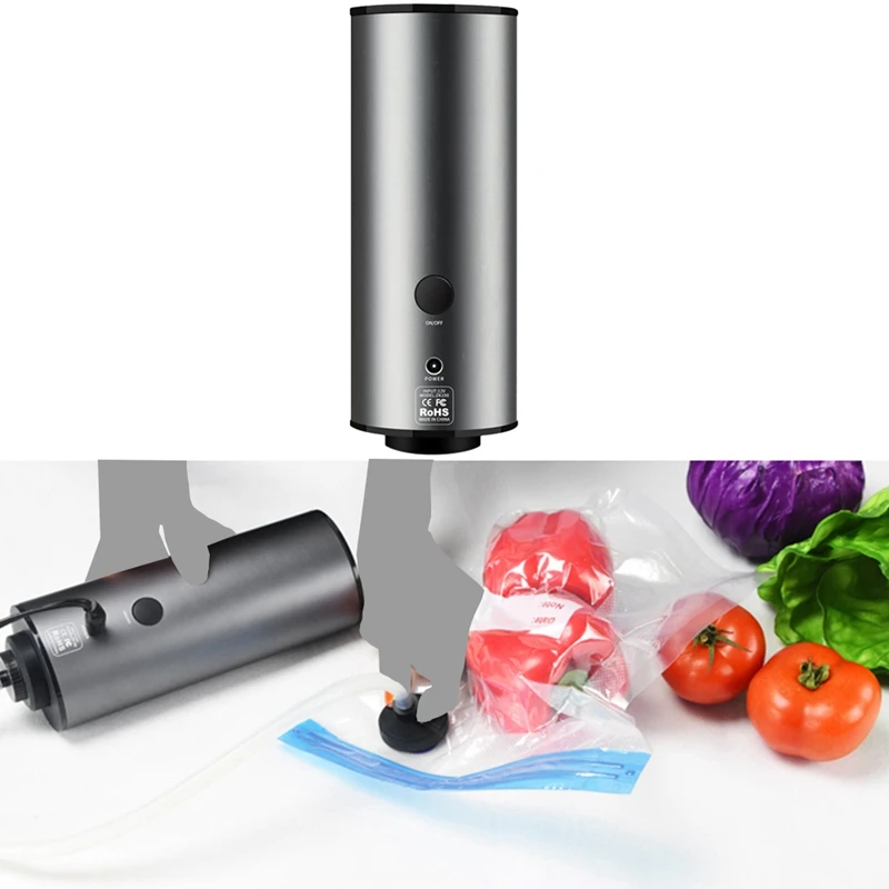 

Mini Travel Storage Bag Vacuum Pump Sealer Compressor Packer Packaging Bag Household Travel Camping Storage Equipment EU Plug