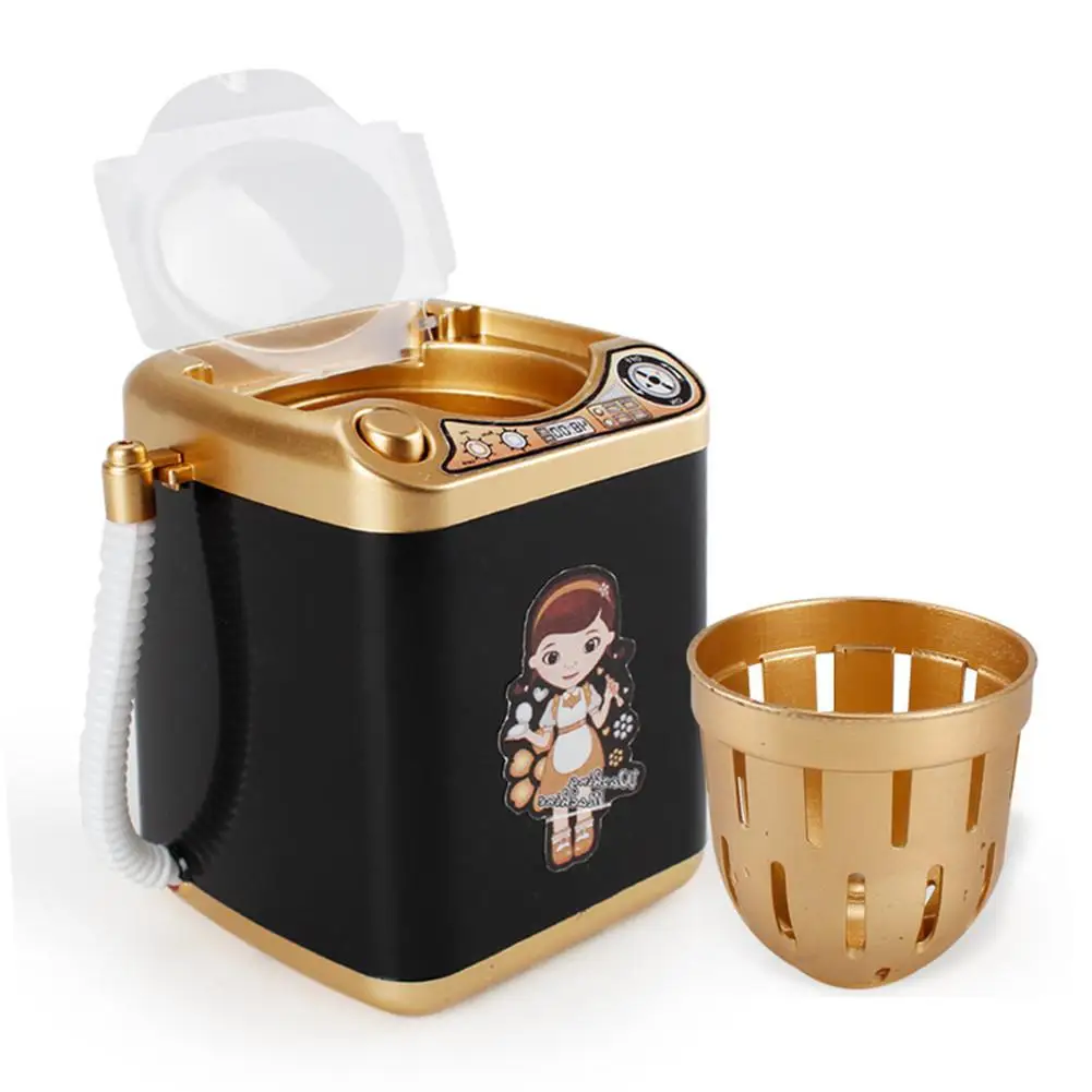  Children Simulated Mini Appliances Drain Basket Washing Machine Children Electric Toys