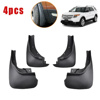 

Accessories New 4PCS OE Style Mudguards Splash Guards Mud Flaps Advanced TPO Plastic For Ford Explorer 2011-2019