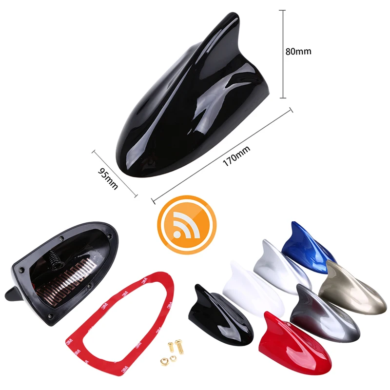 Car Shark Fin Antenna Antenna Di Segnale Fm Auto Roof Radio Antenna Universale Per Bmw Honda Vw Audi Ford Mini Cooper Opel Car Styling