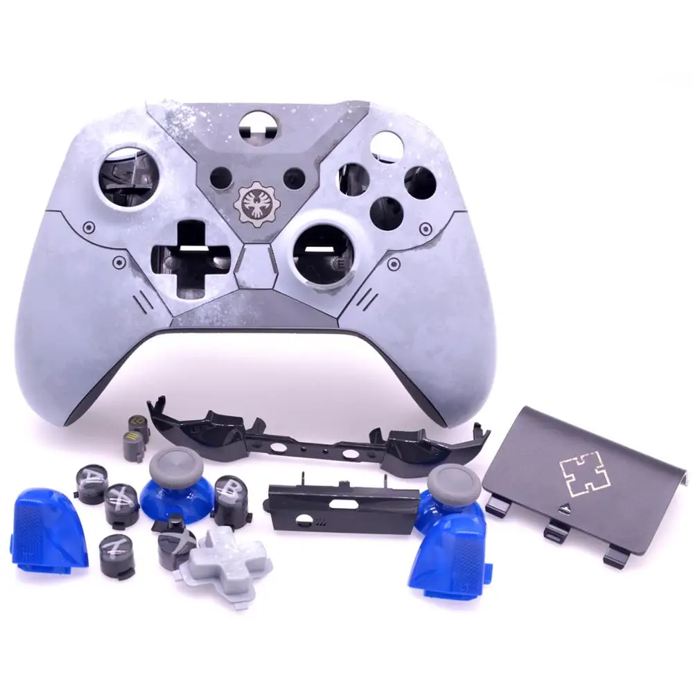 Xbox Oneコントローラー1708 Gears Of War 5限定版用のlbrbサムスティックボタン付きの交換用フルシェルハウジングキット Aliexpress 家電製品