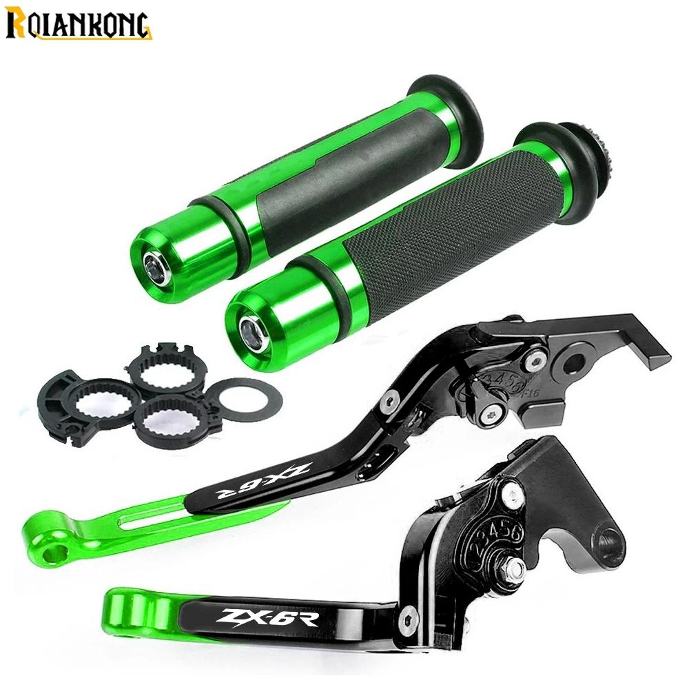 

Motorcycle Brake Handle CNC Aliuminum Adjustable Clutch Brake Lever Handle For Kawasaki ZX6R 2000 2001 2002 2003 2004 ZX-6R
