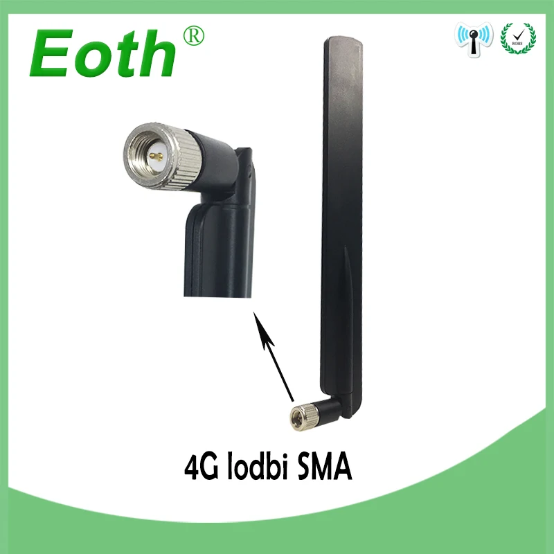 Eoth 2 шт. 3G 4G LTE антенна SMA разъем 10DBI антенны 698 ~ 960 МГц/1710 2690 МГц для Huawei беспроводной