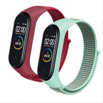 

Wristband Bracelet Strap for Xiaomi Xiomi Miband Sports Nylon 3 4 I Band Replaceable Band4 Band3 Breathable