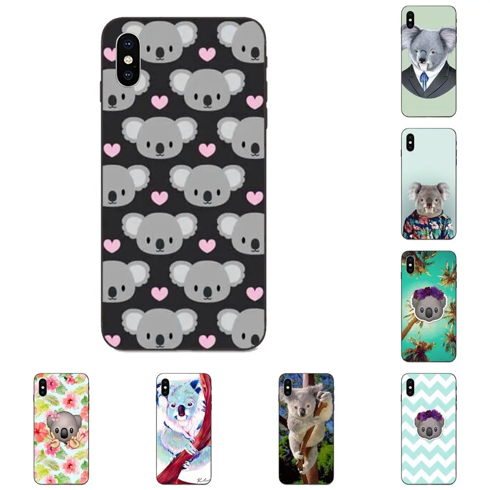 For Huawei Honor 5A 6A 6C 7A 7C 7X 8 8A 8C 8X 9 9X 10 10i 20 Lite Pro Soft Cell Phone Cases Gel Animal Cute Koala Art Collage | Мобильные