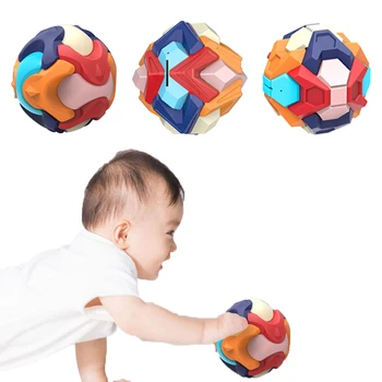 

3D Ball Building Blocks Piggy Bank Kids Magic Ball Toy Puzzle Baby Intelligence Assembled Educational Toy Enlightenment Gift