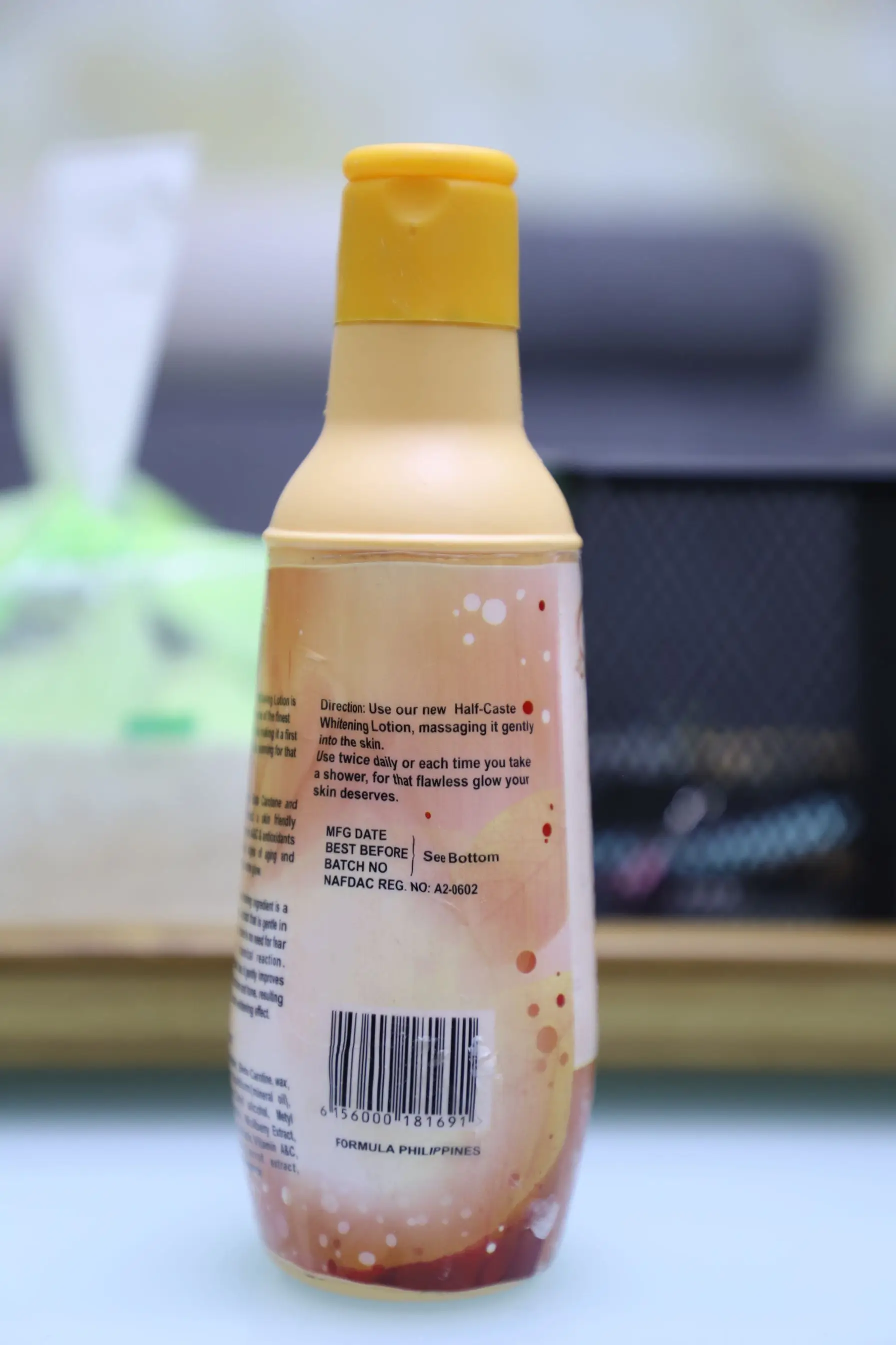 Нано полукастовый отбеливающий лосьон для тела | папайя морковь Kojic|mint|