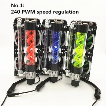 

DIY water cooling pipe pump upgrade 240/360 PWM speed temperature control