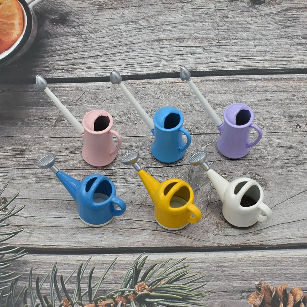 Mini Bollitore Piccolo Annaffiatoio Mini Fata Giardino Dolly House Strumento Decorazione Bambola Mobili Casa Delle Bambole Artigianato Fotografia Rega
