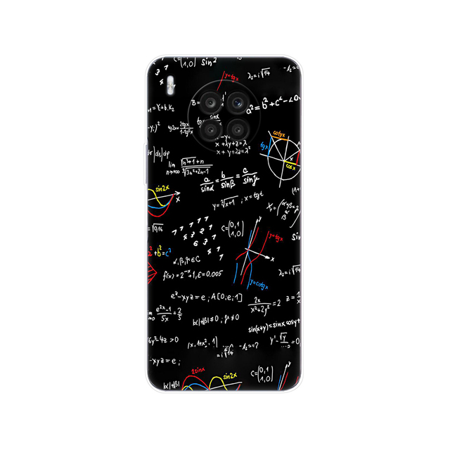 Honor 50 Lite Case 6.67inch Silicon Back Cover Phone Case For Huawei Honor 50 Lite Soft Case TPU Bumper 50Lite Light Funda