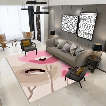 

Modern and Simple 3D Printed Carpet Living Room Bedroom Bedside Coffee Table Study Restaurant Hall Entrance Hall Door Mat