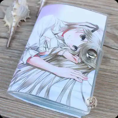 As shown Карта покемона альбом книга Топ упаковочный лист покерный держатель Альбом 20 карт край пустой сестры мультфильм аниме-игрушка - Цвет: As shown