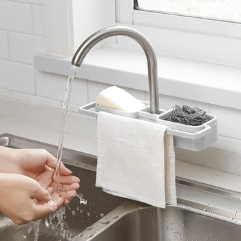 

Water Tap Multi Stacks Function Dishcloth Waterlogging Caused By Excessive Rainfall Rack Buckle Type Wash The Dishes Pond Water