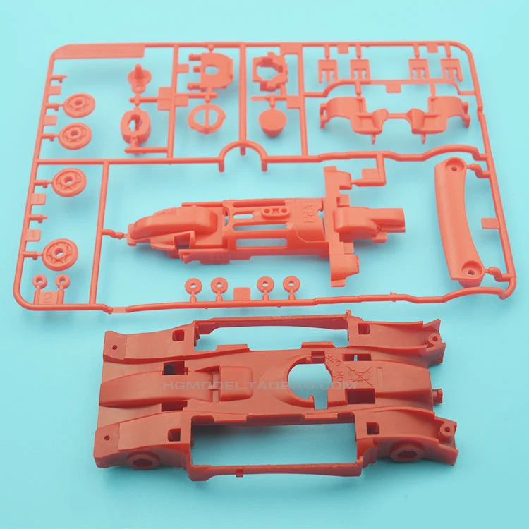 Белый/красный/оранжевый CNC MA шасси 95320 запасные части для 1/32 масштаб Tamiya мини 4WD гоночный автомобиль модель