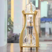 HG6333 ледяная термостойкая стеклянная кофеварка, кофе-машина 1200 мл увлажнитель в форме мороженого начинка холодного извлечения деревянный 10 человек обслуживание