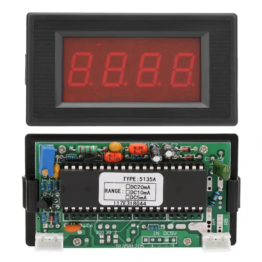 5135A Высокая точность DC5V DC Амперметр ток Панель метр Ампераж тестер